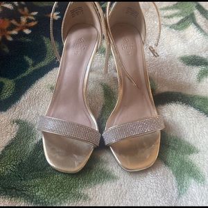 Gold heels